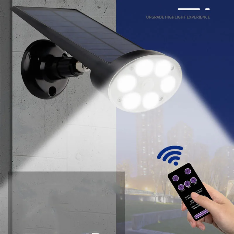 LED Solar Outdoor Flood Light Wireless Motion Sensor Security Dummy Camera IP65 Waterproof Lamp 3 Mode For Home Garden