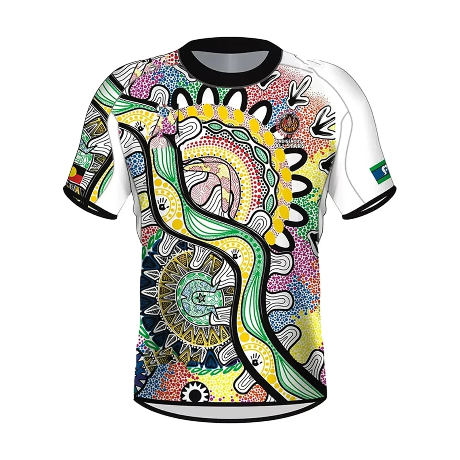 2024 All Stars Indigenous  Men's Replica Jersey Rugby Sport Shirt Customize