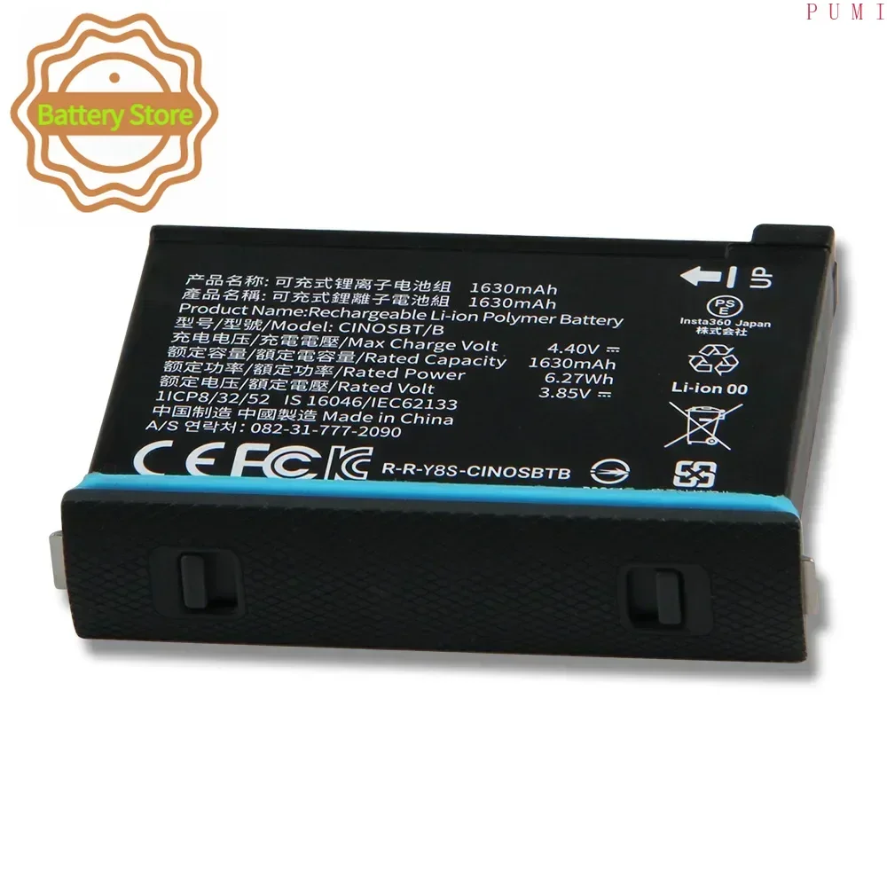 Replacement Battery CINOSBTB For Insta360 X ONE X Insta360 ONE X2 ONE X3 CINOSBT/B CINOSBT/A High Quality Batteries