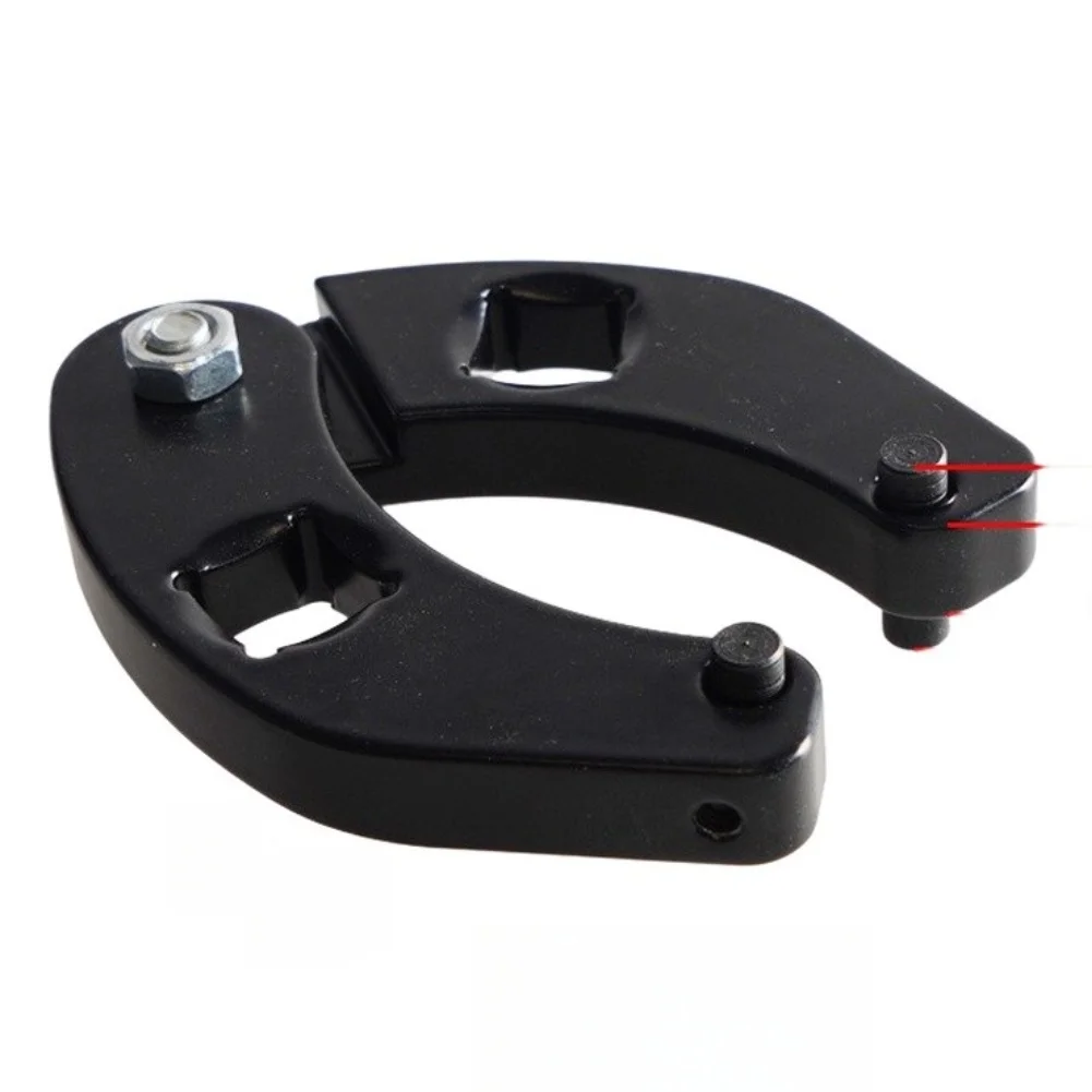 For Farm Equipment Maintenance Wrench Set for Hydraulic Cylinder Gland Nuts with Dual Size Adjustment and Steel Build