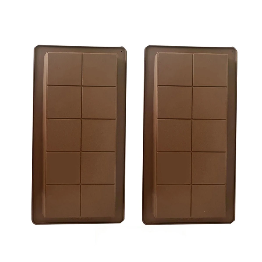 Chocoladereepvormen Siliconen afbreekwasmeltvorm Gemakkelijk los te maken Rechthoek Duurzaam Antiaanbakvorm Energiezeep Handgemaakte geschenken