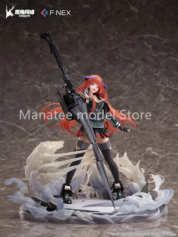﻿   FuRyu Original Arknights Bagpipe Elite 2 VER. 1/7 PVC Action Figure Anime Modelo Brinquedos Coleção Boneca Presente