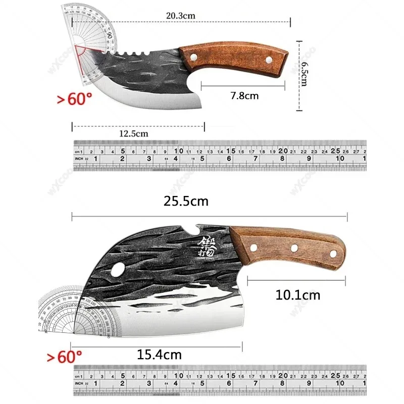 Hand-forged Chef Knife Stainless Steel Boning and Cutting Kitchen Knives Professional Fish-killing Knife Kitchen Tools