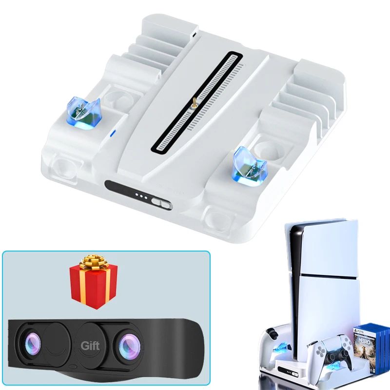 

for Ps5 Accessories Soporte Mando Base Support Manette Slim Controller Holder De Carregamento Para Cooling Stand Fan Ventola