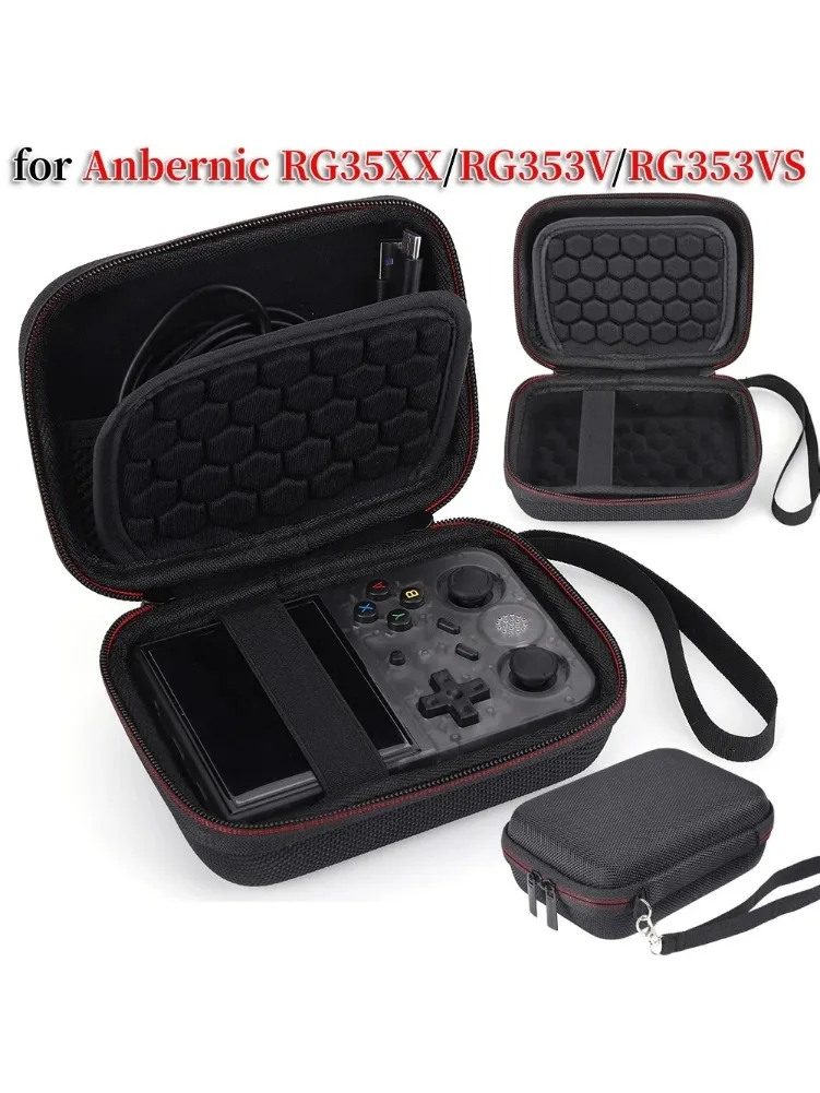 Torba na konsolę przenośną, futerał ochronny na konsolę Anbernic RG35XX RG353V RG353VS, twarda torba podróżna na akcesoria do gier — zdjęcie produktu 7
