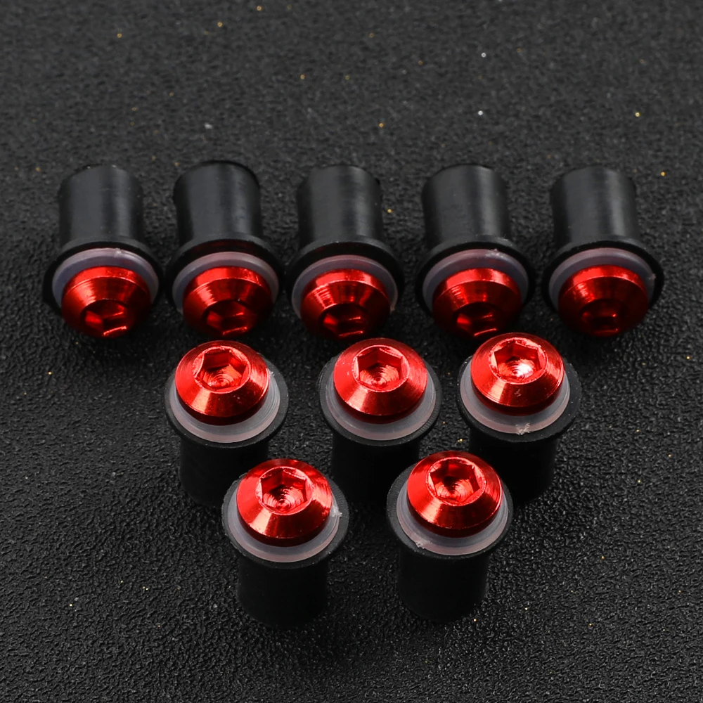For honda NSR125 NSR250 NSR 125 250 MSX125 GROM MSX 125 10PCS Motorcycle Accessories 5mm Windscreen Windshield Bolts Screw Kits