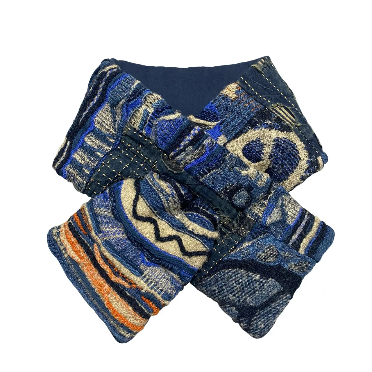 Japan Style Kapital Vintage Kazuhiro Hirata Jacquard Patchwork Scarf for Men and Women New Arrival