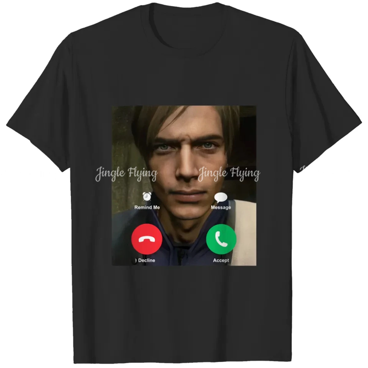 Pure Cotton Summer T-Shirt Leon Facetime Meme Shirt Leon Kennedy Tee