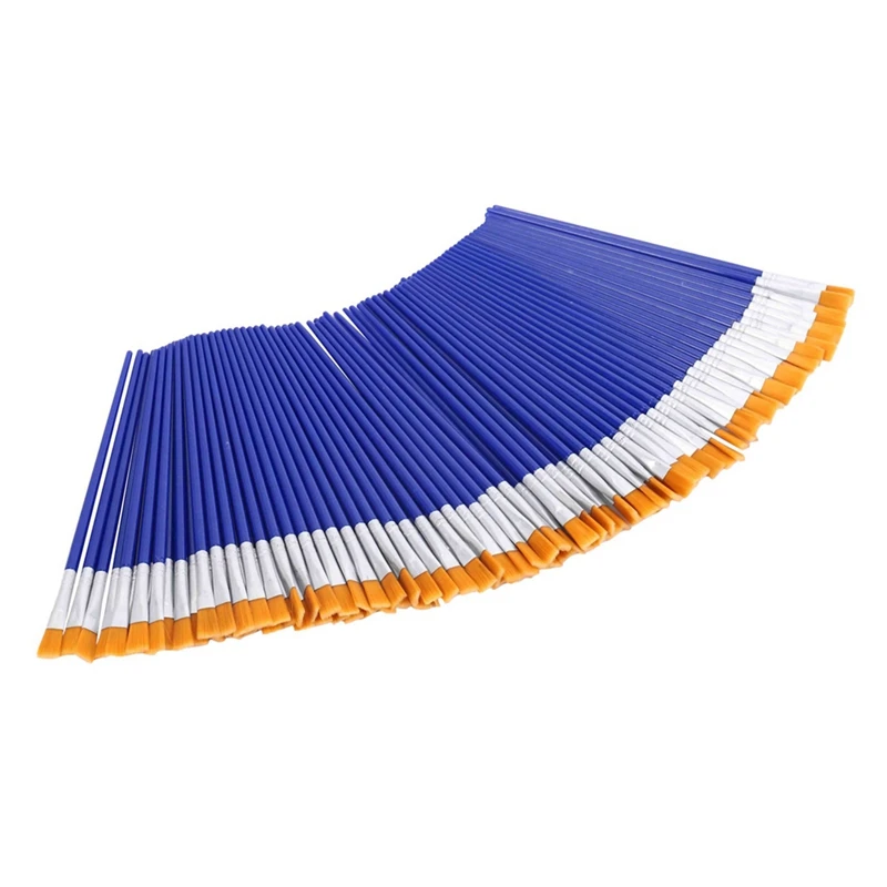 فرش طلاء مسطحة بالجملة للرسم بالتفصيل ، فرش شعر نايلون ، زيت أكريليك ألوان مائية دقيقة ، صغيرة ، من من من من من من من من من النايلون