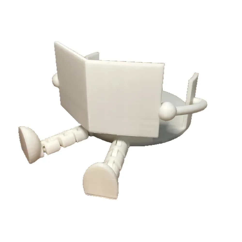 3D-gedruckter Rollenpapierhalter - Toilettenpapier-Aufbewahrungsregal - Badezimmer-Haushaltsartikel - bohrfreier Desktop-Aufbewahrungsartikel – Detail 6