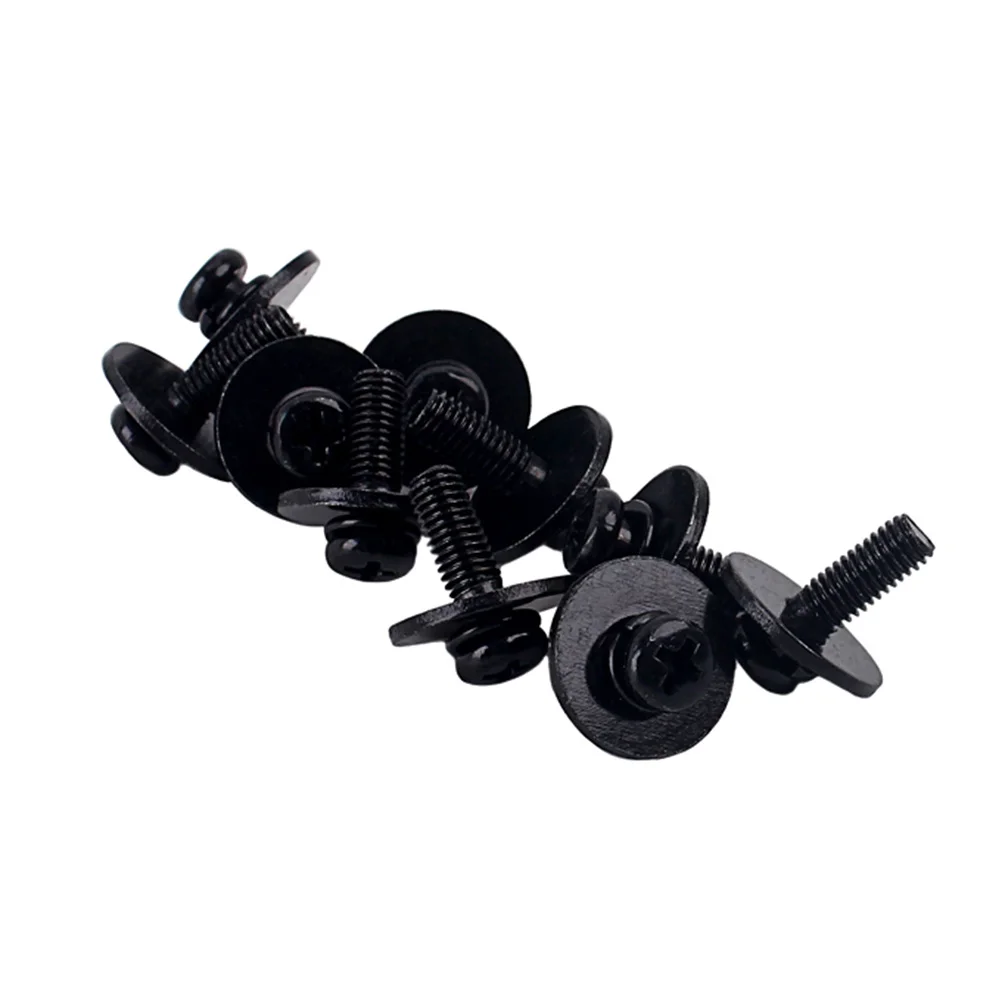 

10Pcs Drum Parts Replacement Ear Screws Heavy Duty Metal Fasteners for Drum Lug Assembly Kit Ear Mounting Screws