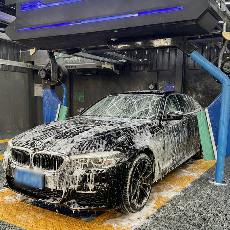 360 Full Automatic Electric Car Wash Machine Touch Free Brushless Self Service Washing System Automatic Dryer Equipment
