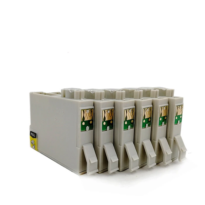 Cartucho de tinta Vilaxh para impressora Epson, Stylus Photo 1410, R270, R390, RX590, R290, R610, RX690, T50, TX700W, TX800W