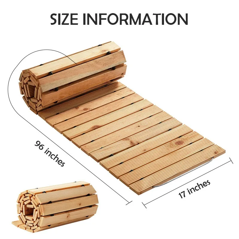 

Wooden Garden Path Outdoor Courtyard Path Decorative Garden Boardwalk