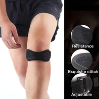 1PC Patella Kneecap Band Adjustable Silica Gel Knee Tendon Strap Protector Knee Pad Running Sports Cycling Gym Knee Support
