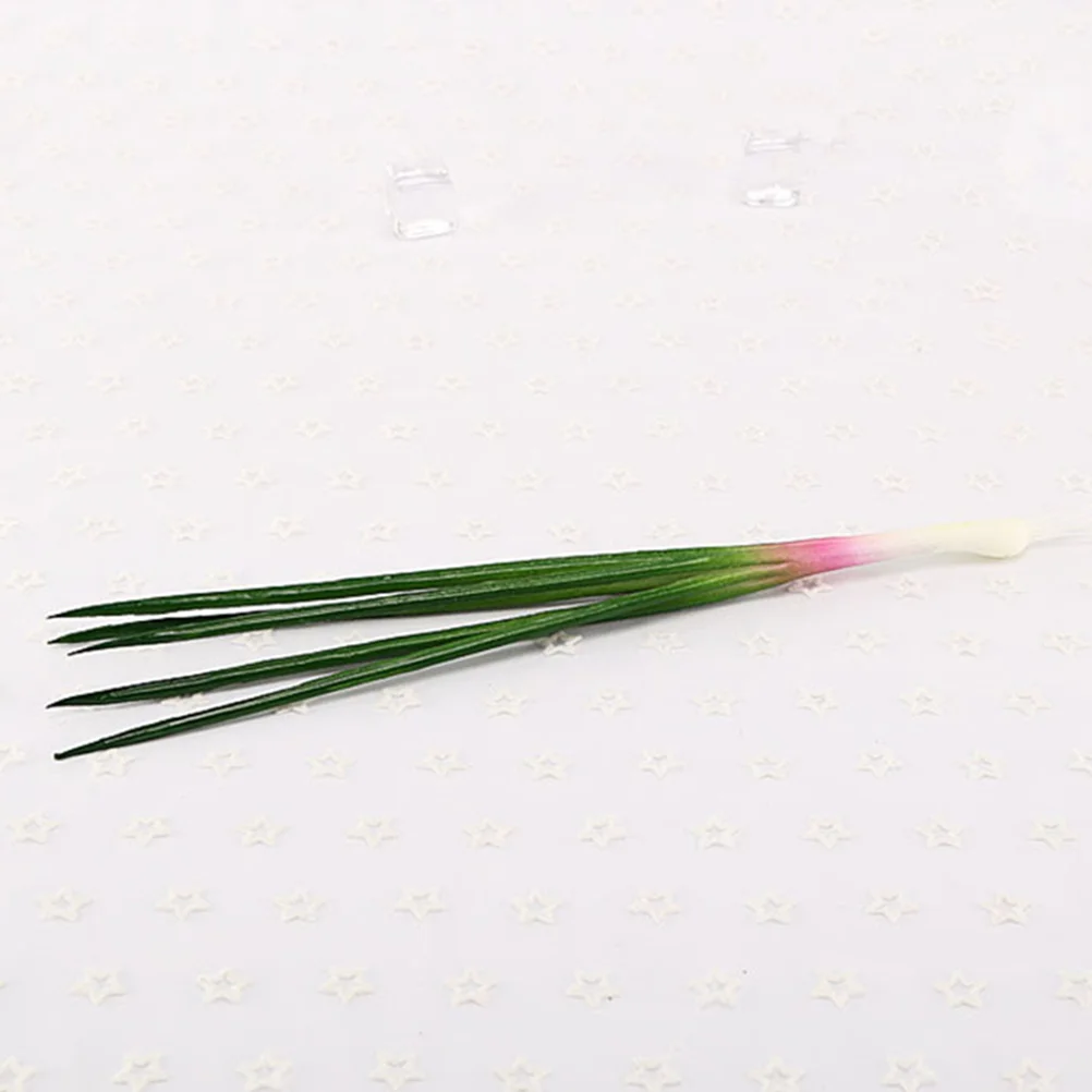 Simulated Onion Model Vegetable Ornament Realistic Fake Scallions Vegetables Simulation Models Pu