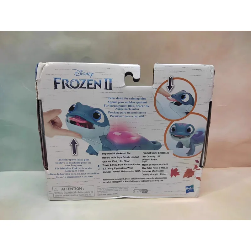 Hasbro Anime Frozen Salamander Cute Fire Lizard Bruni Gifts for Children Action Figure Model Toys