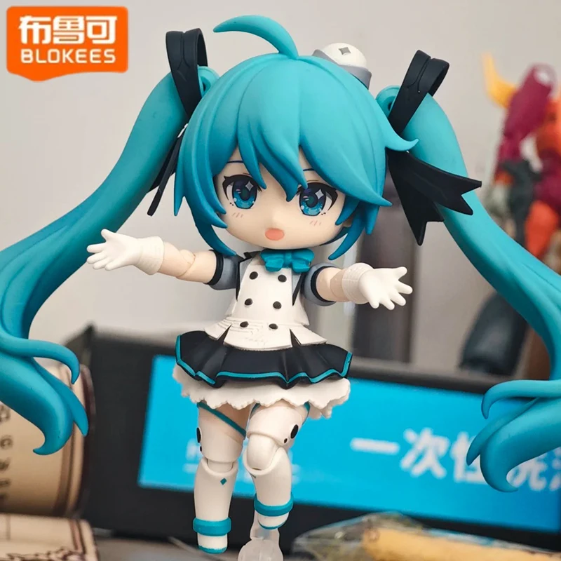 

Blokees MJD Hatsune Miku Q Version Blind Box Action Figure Collectible Doll Desktop Decor Ornament Gift For Anime Enthusiasts