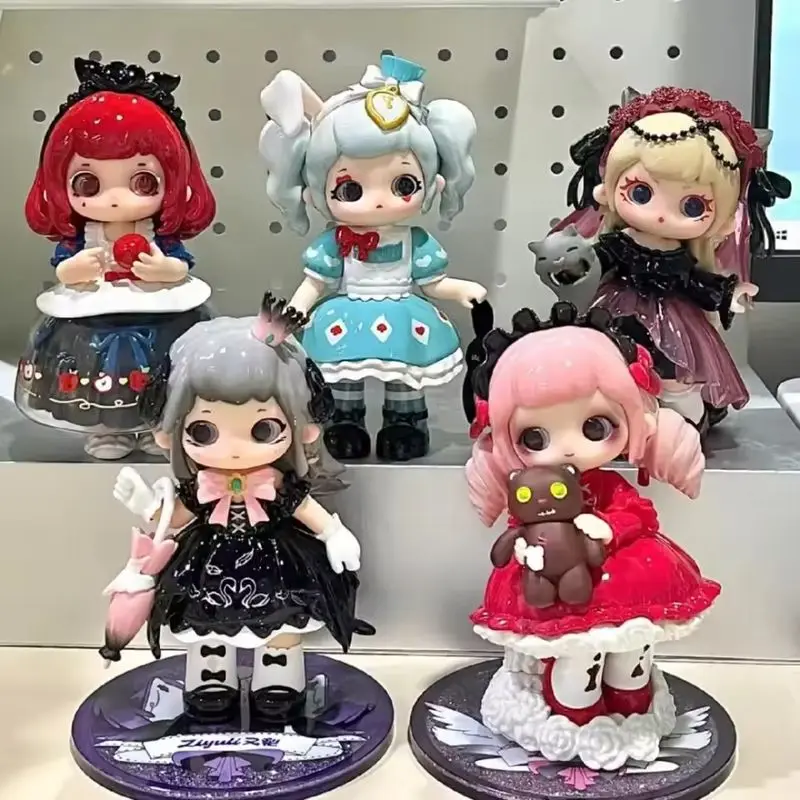 

Ziyuli Dark Fairy Tale Series Blind Box Anime Figures Kawaii Baby Face Collectible Model Desktop Decor Birthday Gift Toys