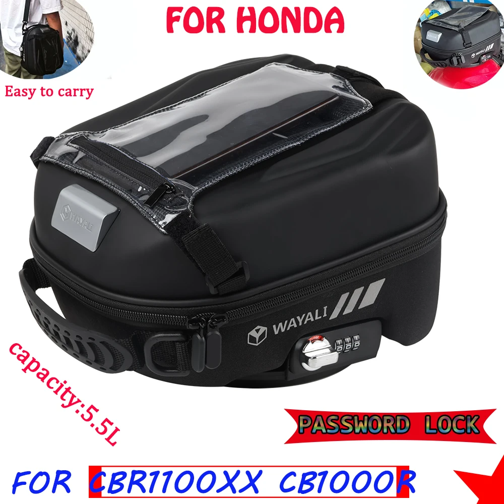 

Tank Bag Tank lock For Honda CBR1100XX CB1000R CB 1000 R 1000R CBR 1100 XX 1100XX Motorcycle Front Backpack Waterproof Luggage