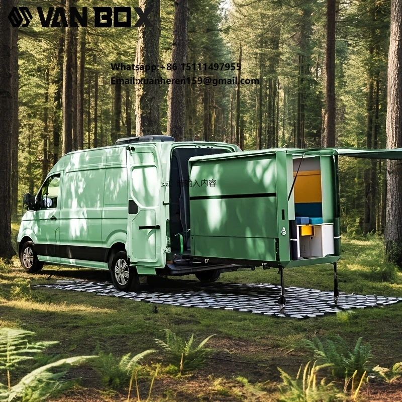 New Arrival Factory Camper Van Cheap Travel Trailers  Electric Car Conversion Kit Module Camping Box for Outdoor