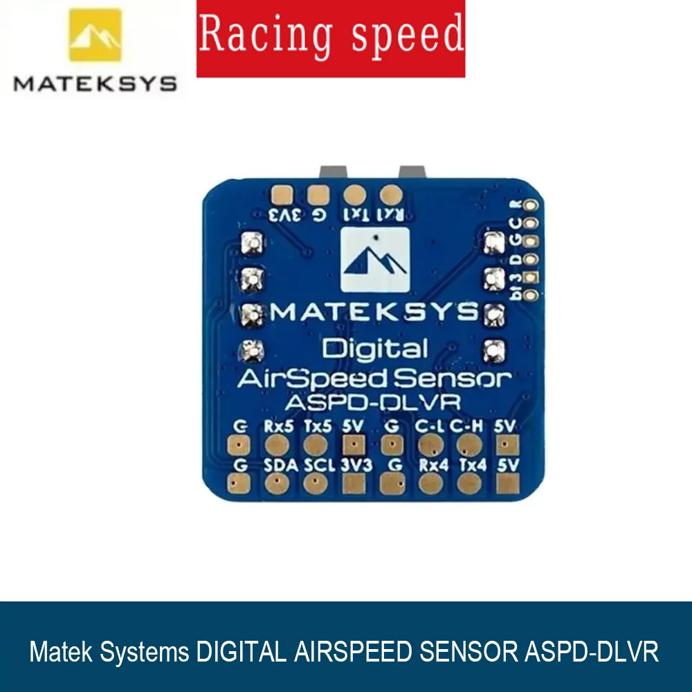 

MATEK System DIGITAL FLIGHT SPEED SENSOR ASPD-DLVR ArduPilot AP_Periph F405/F303 CAN node 4.5~5.5V for RC FPV Racing Drone