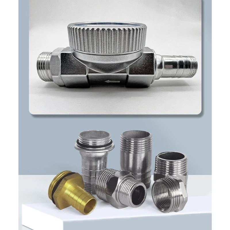 مقاوم للماء الوقود متر الوقود الرقمي متر تدفق المياه متر التوربينات الرقمية الصغيرة مقياس الجريان تدفق الوقود متر 2 أحجام دروبشيب #3