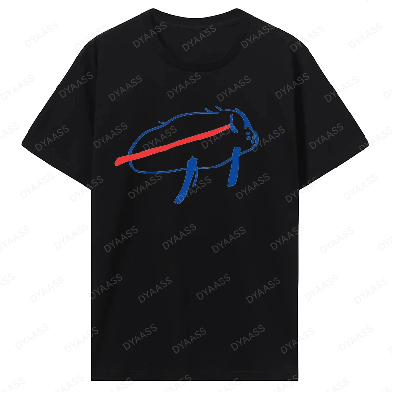 تي شيرت جوش ألين بافالو بيل البطاطس كاجوال كاواي بأكمام قصيرة مريح هاراجوكو لكل من الرجال والنساء #3