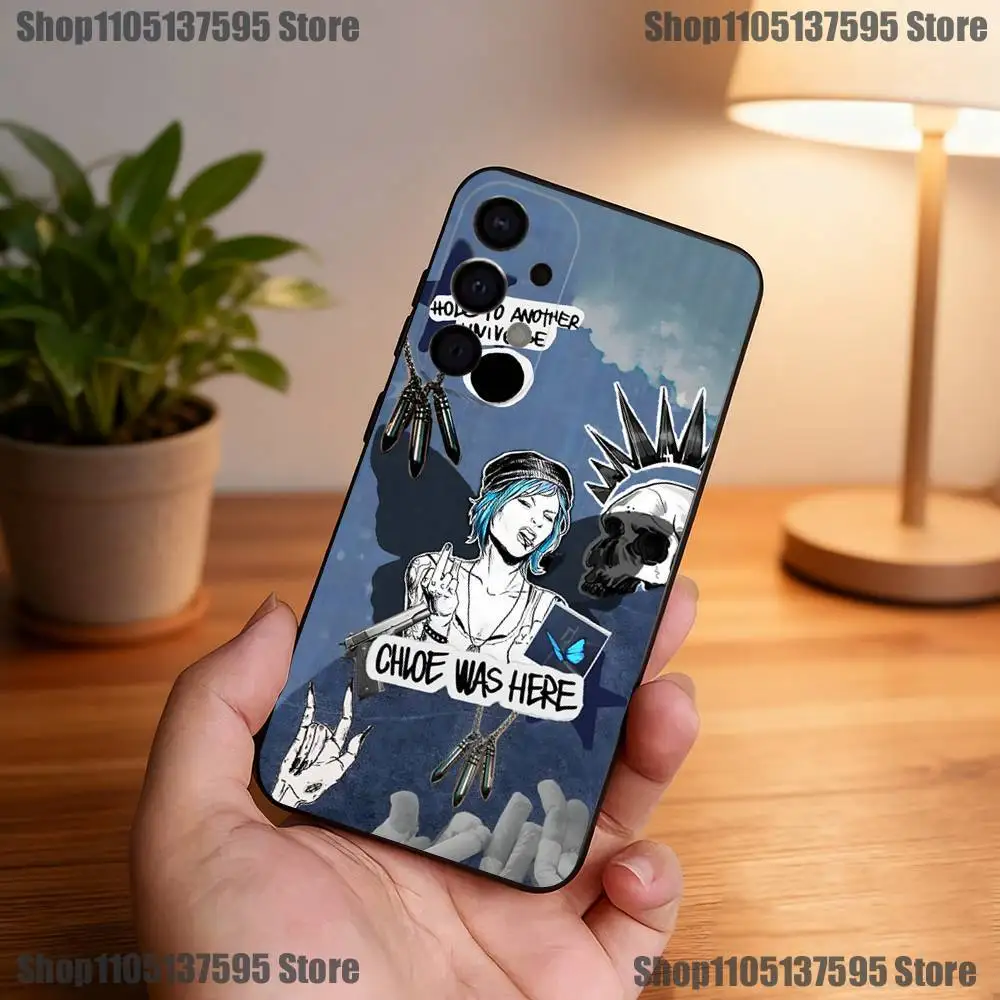 Funda de teléfono Life Is Strange Game para Samsung S25,S24,S21,S22,S23,S30,Ultra,S20,Plus,Fe,Lite,5G, funda negra