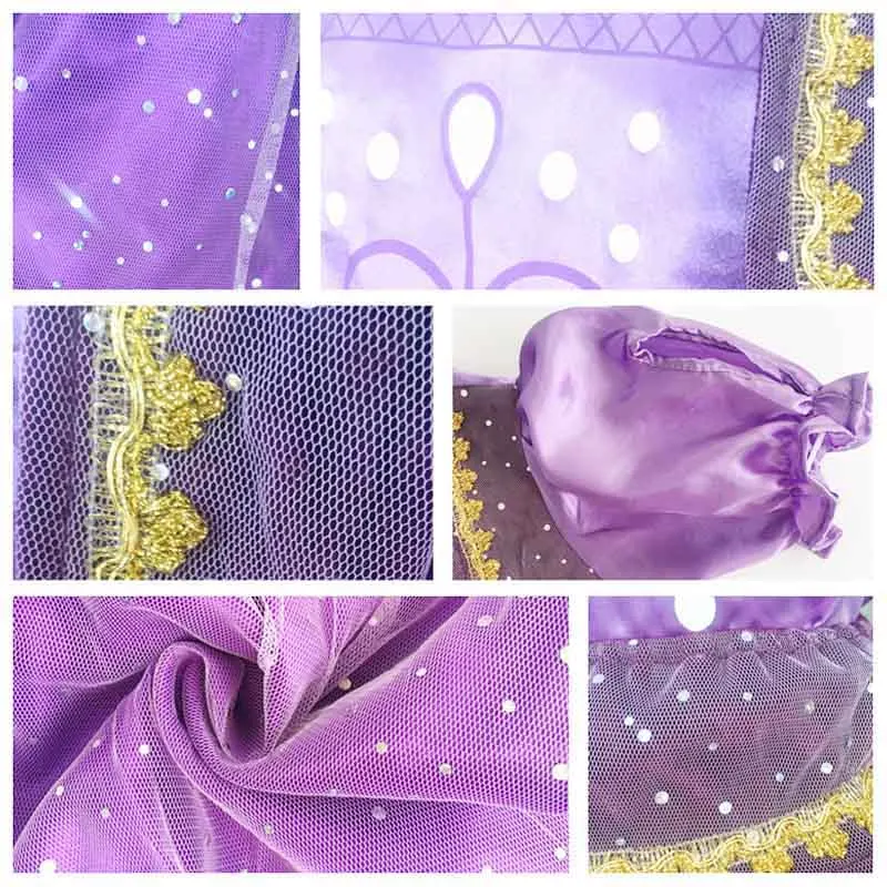 زي الهالوين للفتيات، زي الأميرة الفاخر للفتيات، فستان الهالوين