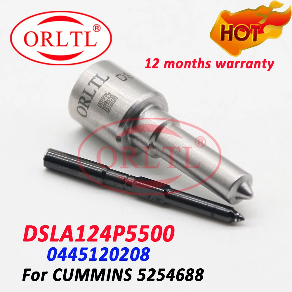 

4PCS DSLA124P5500 0 433 175 500 Common Rail Fuel Injector Nozzle DSLA 124P5500 Auto Sprayer Diesel Nozzle for 5254688 0445120208