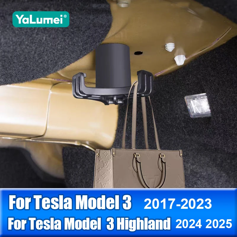 

Крючок для багажника автомобиля, крючок для продуктовой сумки для Tesla New Model 3 Highland 2024 2025, подвеска, аксессуары, аксессуары для багажного отделения