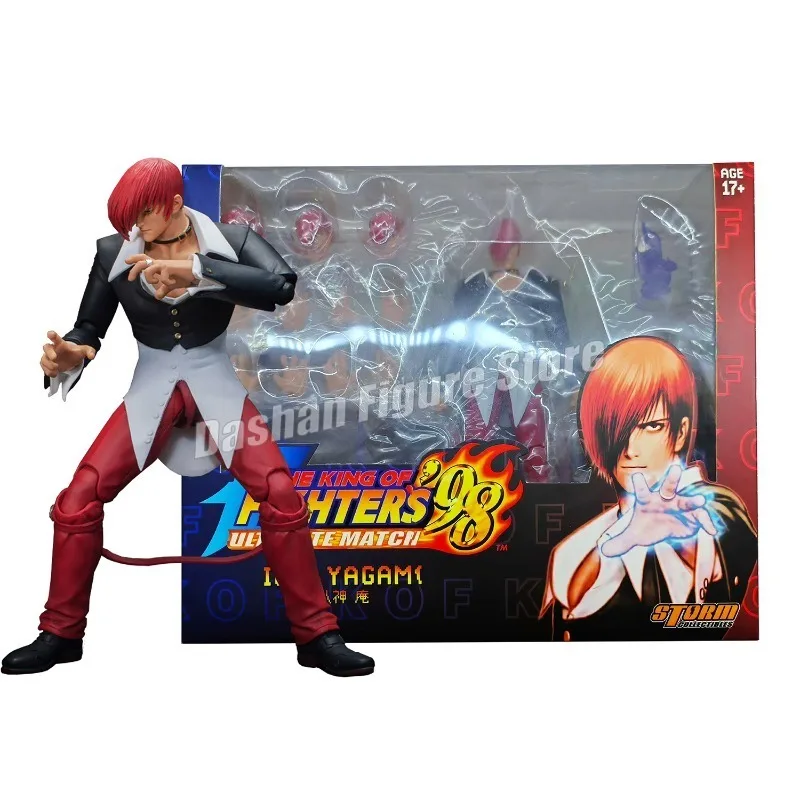 ST KOF '98UM Iori Yagami Action Figure Storm Toys The King of Fighters '98 Collection Figurine 19cm PVC Movable Model Doll Gifts