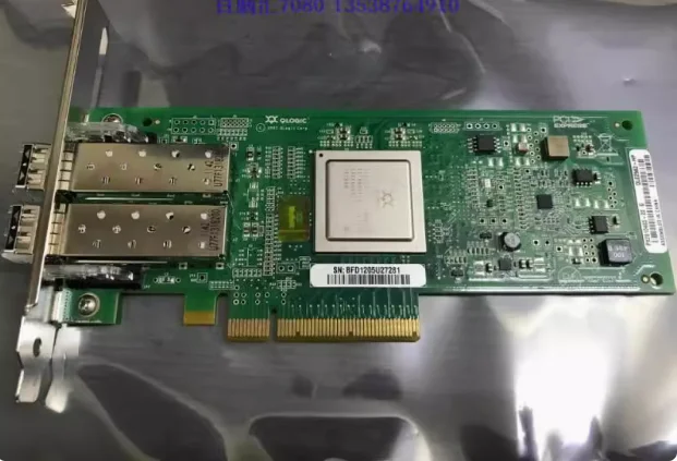 

For AJ764A AJ764-63002 QLogic QLE2562 PCIe 8GB FC HBA 489191-001 2x SFP