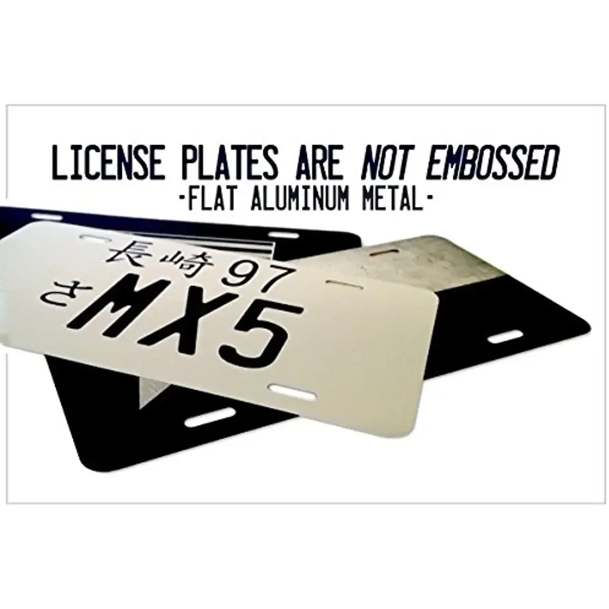 Logo and Label Online Customization Pink Japanese License Plate Metal Wall Sign Personalized Novelty Decorative Wall Sign