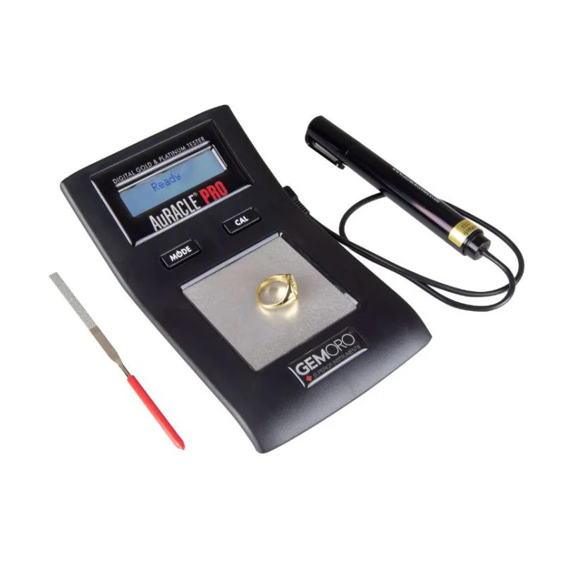 Original GEMORO AuRACLE Pro Digital Gold & Platinum Testing Machine Jeweler Portable Handheld Precision Precious Metal Tester