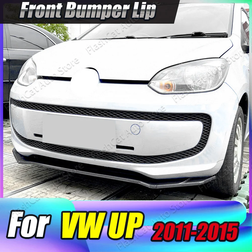 

Car Guard Chin Body Kits For Volkswagen UP 2011 2012 2013 2014 2015 Lower Splitter Lip Trim Spoiler Diffuser Car Front Bumper