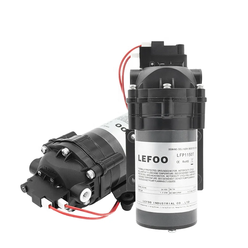 

LEFOO 24Volt RV Fresh Water Pump On-Demand Water Booster Pump RV Water Pressure Pump For Liquid Vending Machine