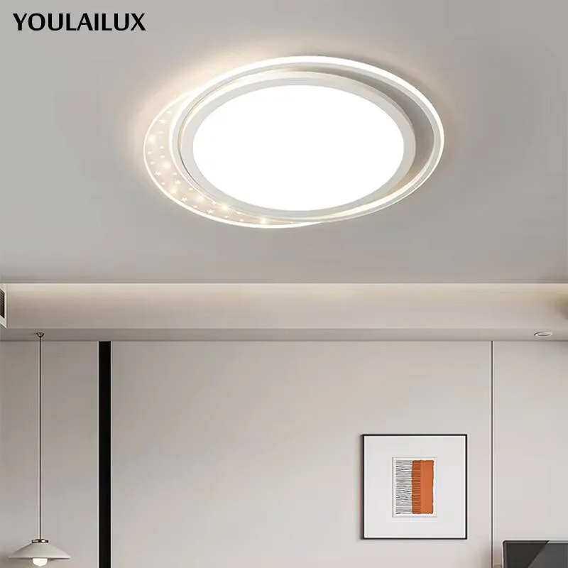 Modern Transparent Starry Sky LED Ceiling Lamp Living Room Balcony Study Room Simple Lamps Home Lighting Decorative Lamps