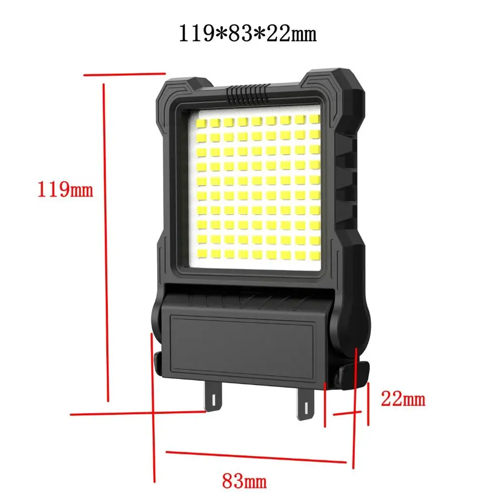 Angle Adjustable LED Work Light Long-Lasting Strong Light Rotatable Outdoor Searchlight Super Bright Durable