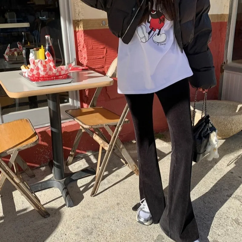 2026 New Fashion Casual Simple Spiral Pants Women's Base Layer Pants Online Exclusive No Brand Registered Trademark