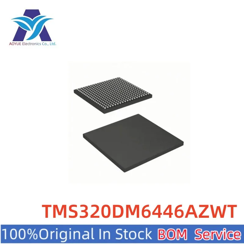 TMS320 TMS320DM6446 TMS320DM6446AZWT Digital Signal Processor DSP 32bit 594MHz 6480MIPS 361-Pin NFBGA Tray