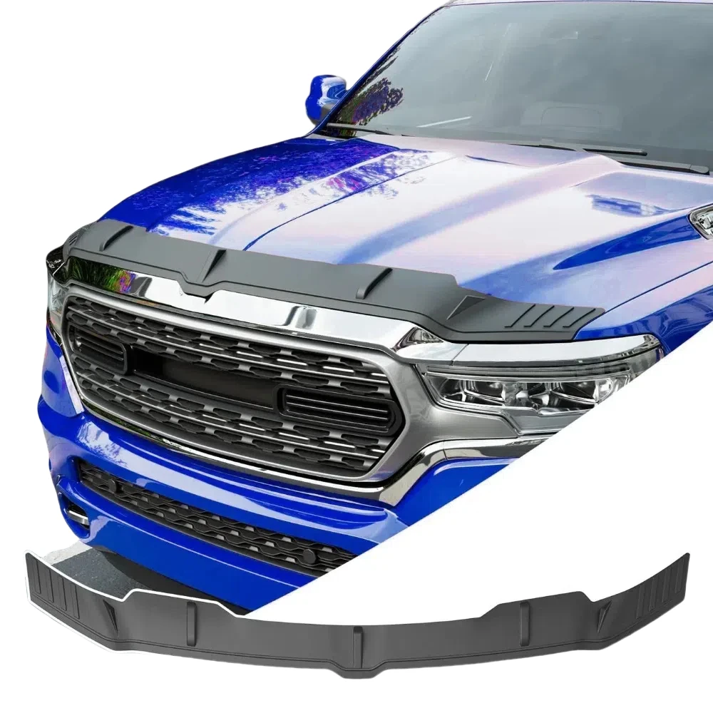 

For 2019-2025 Dodge RAM 1500 Hood Deflector Hood Protector TPE Hood Shield