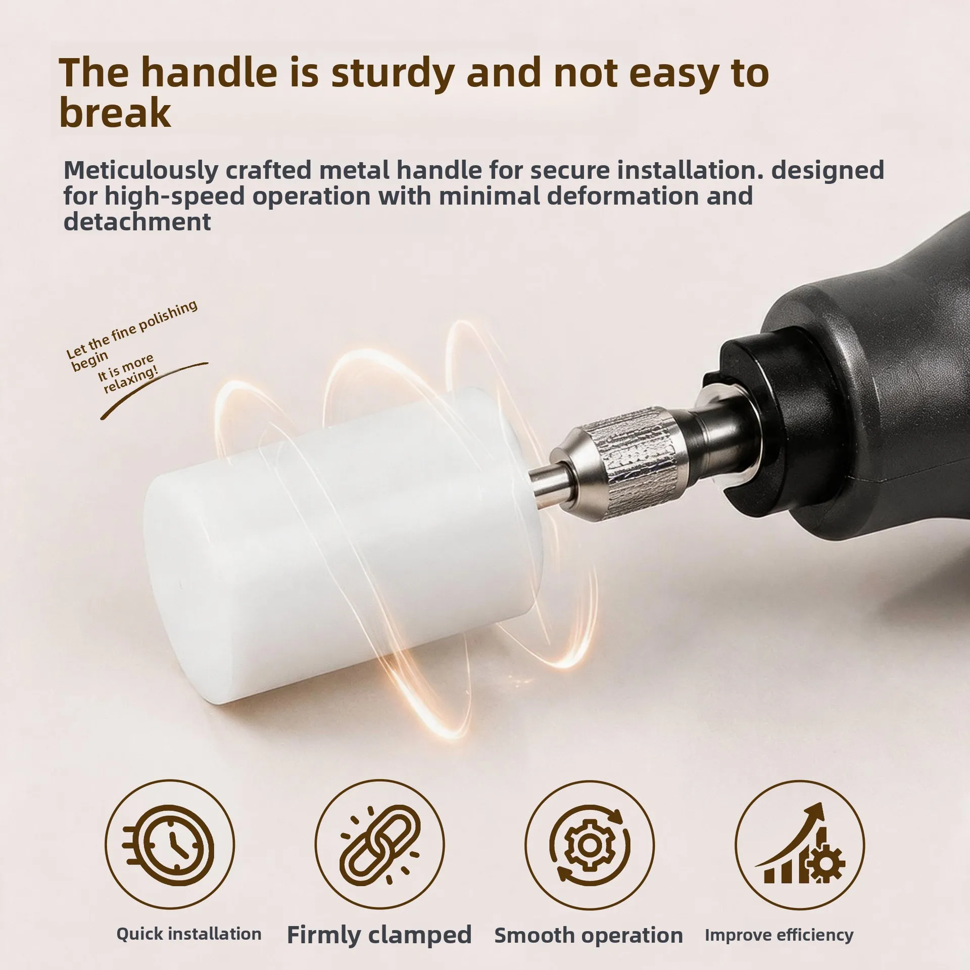 3mm handleTapered Cylindrical Sanding Rolls for Jewelry Metal Polishing - High Hardness Multi-Shape Abrasive Tool
