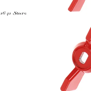 

Ball Valve Handle Set with Wrench, Red Butterfly Design, 2 Pieces, Aluminum Construct