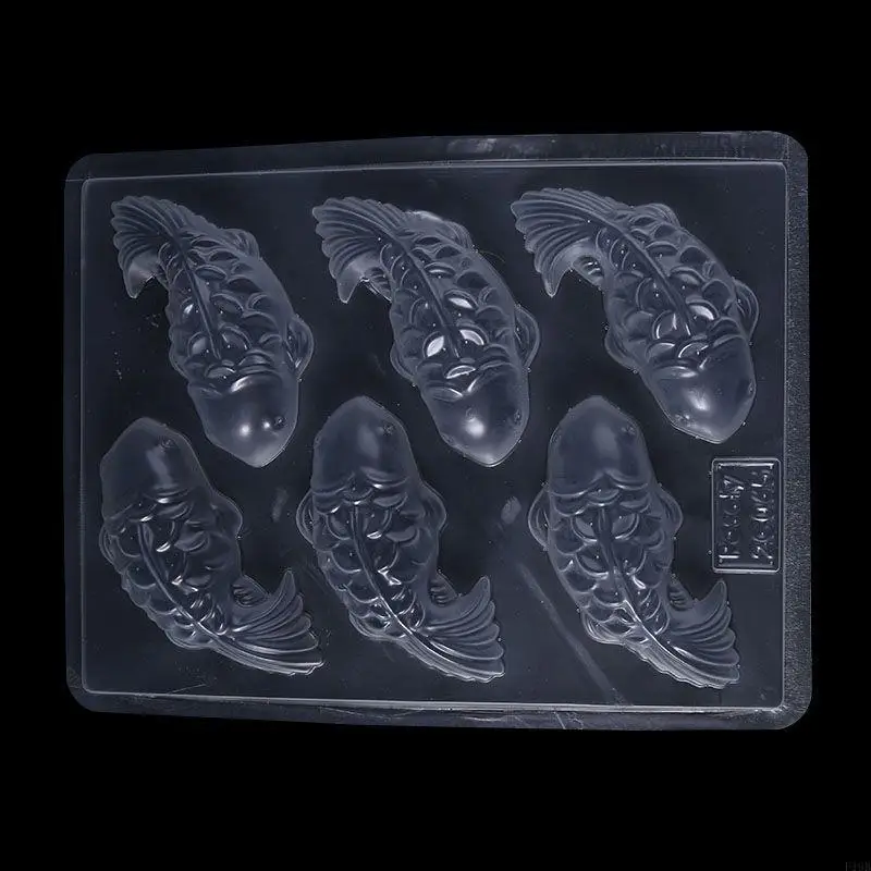 F19B Fish Theme Cake Baking Molds silicones Baking Essential Fashion Fish Mould For Rice Cakes Kitchen Tool