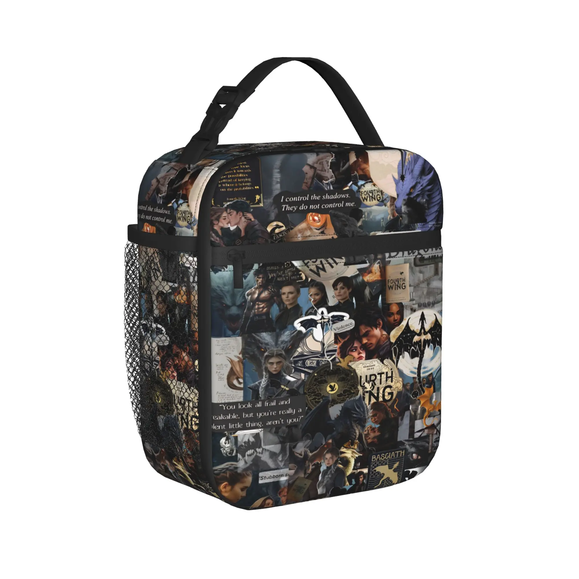 F-Fourth W-Wing Dragon Accessories Insulated Lunch Tote Bag For Picnic  Food Box Portable Thermal Cooler Lunch Boxes