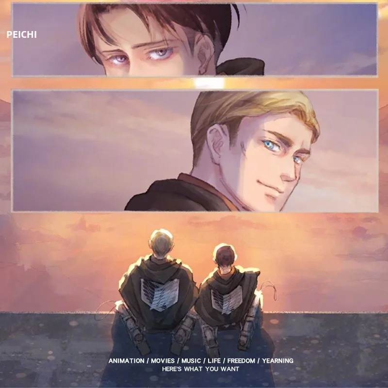 進撃の巨人-リヴァイジャケット-スウェットシャツ-ラウンドネック-秋冬-メンズ-アウター-アニメテーマ-カジュアル-ルーズフィット-コットンブレンド