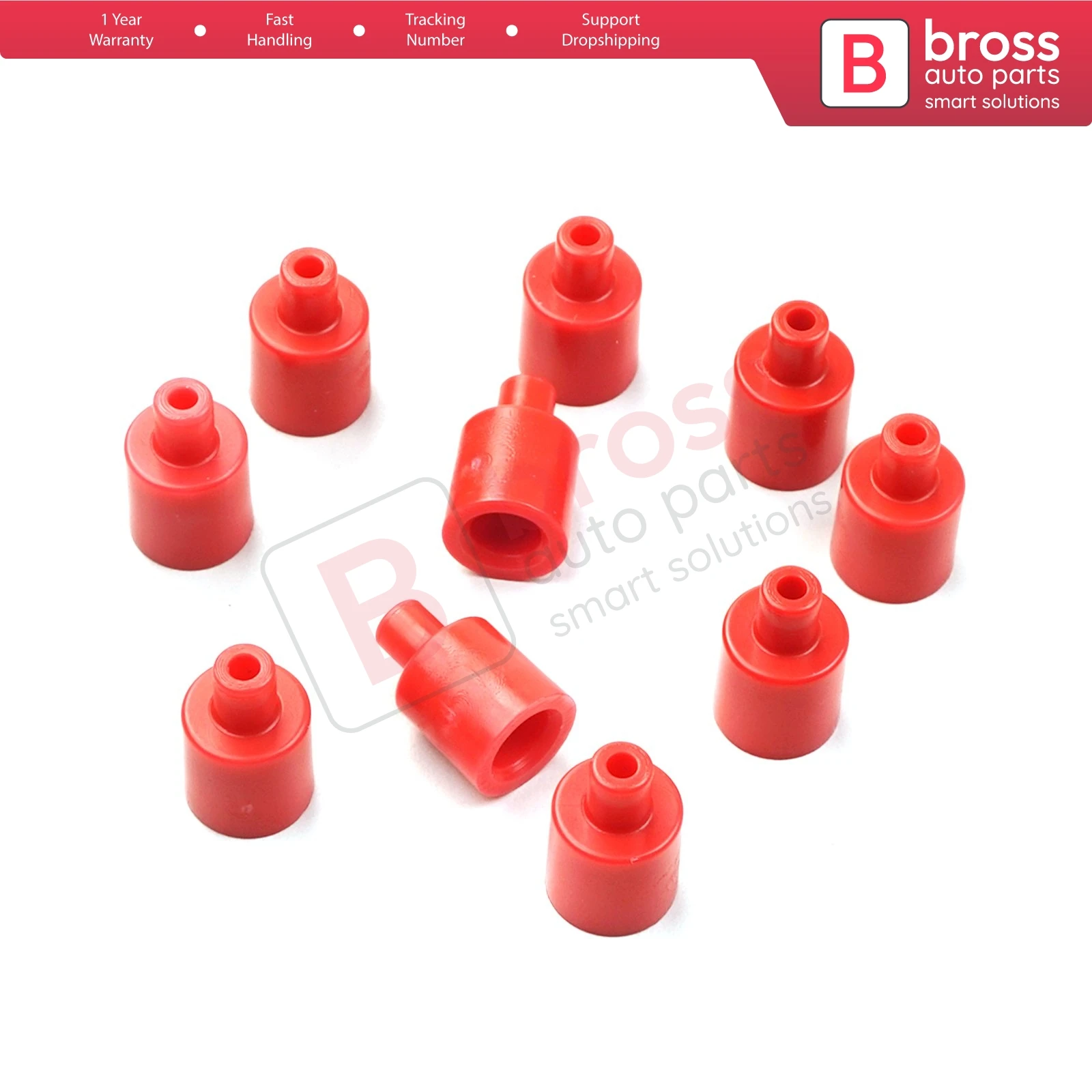 Bross Auto Parts BCP009 10 Pieces Cable End Rope Dowel for Window Regulator Winder Mechanism Type BCP009 Fast Handling