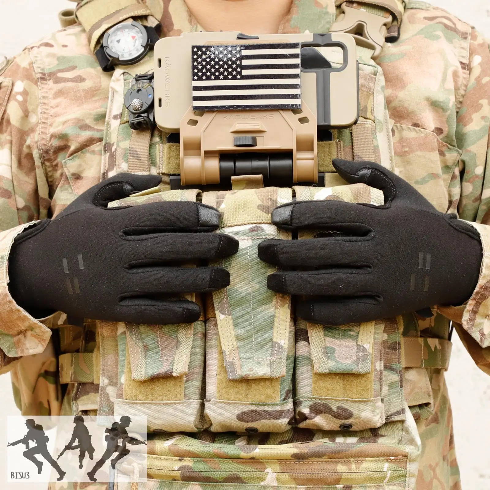 New PIG Gloves Ferro Outdoor Tactical Shooting Training Gloves